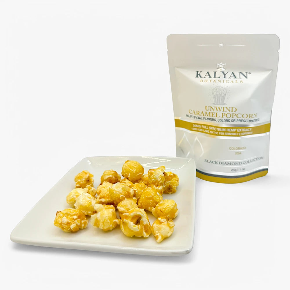 Unwind CBD Caramel Popcorn - 2 servings - 28g/1oz
