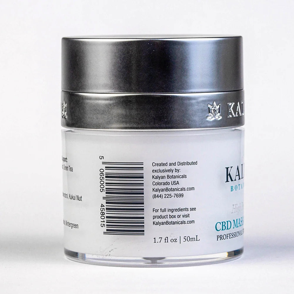 Kalyan CBD Massage Cream 50ml/1.7oz (Total CBD 1500mg + CBG 150mg)