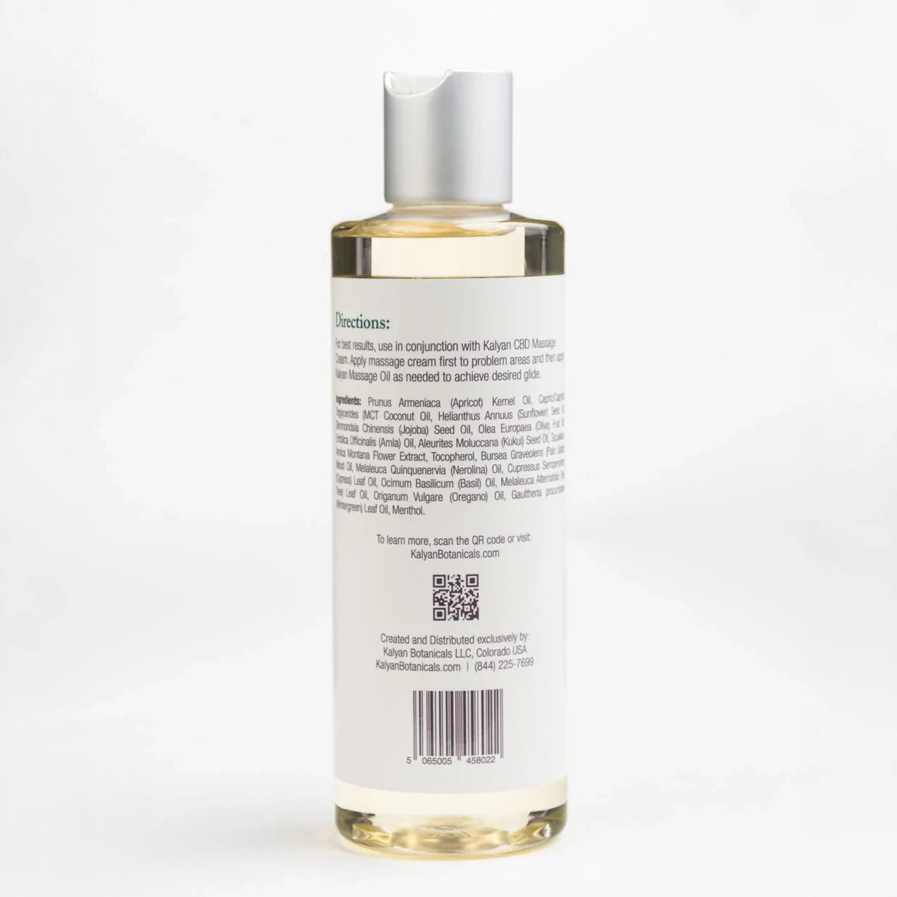 Ancient Botanicals Massage Oil 237ml/8oz (Non-CBD)