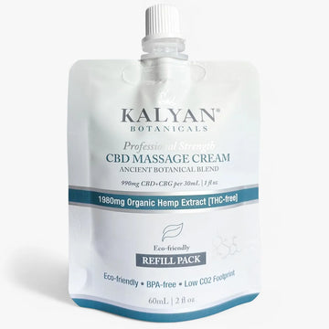 CBD Massage Cream 60ml | 2oz Refill Pouch