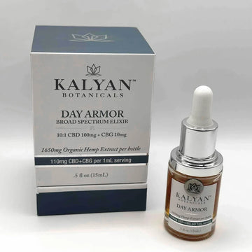 Day Armor Tincture 15ml/.5oz  - 110mg CBD+CBG per 1ml serving (Total 1650mg per bottle)