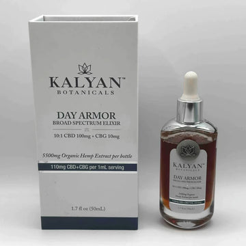 Day Armor Tincture 50ml/1.7oz  - 110mg CBD+CBG per serving  (Total 5500mg per bottle)