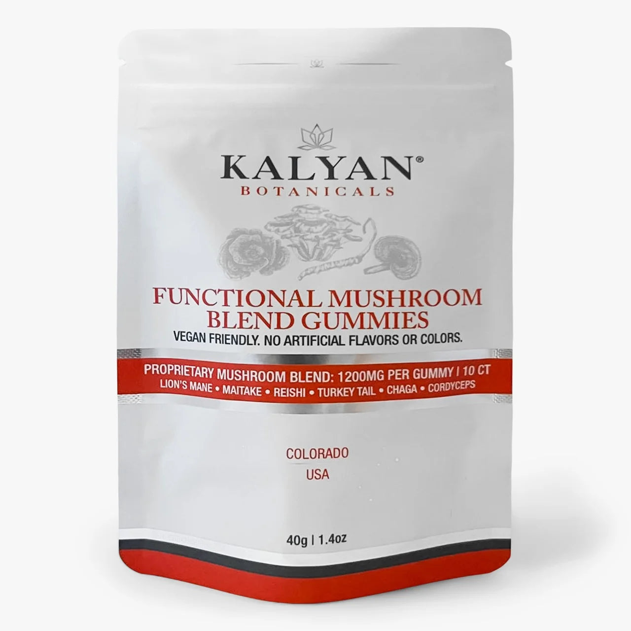 Functional Mushroom Blend Gummies 10 Count