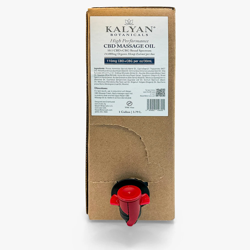 1 Gallon /3.79L Professional Strength Backbar CBD Massage Oil