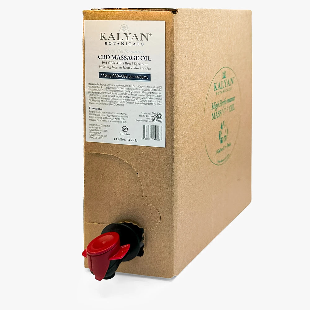 1 Gallon /3.79L Professional Strength Backbar CBD Massage Oil