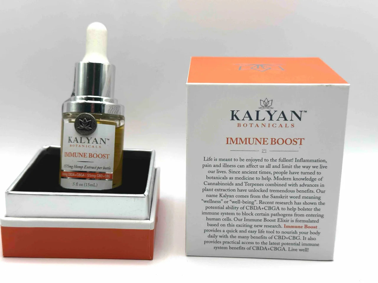 Immune Boost Tincture 15ml/.5oz - 105mg CBDA+CBGA+CBD+CBG /serving (Total 1575mg per bottle)