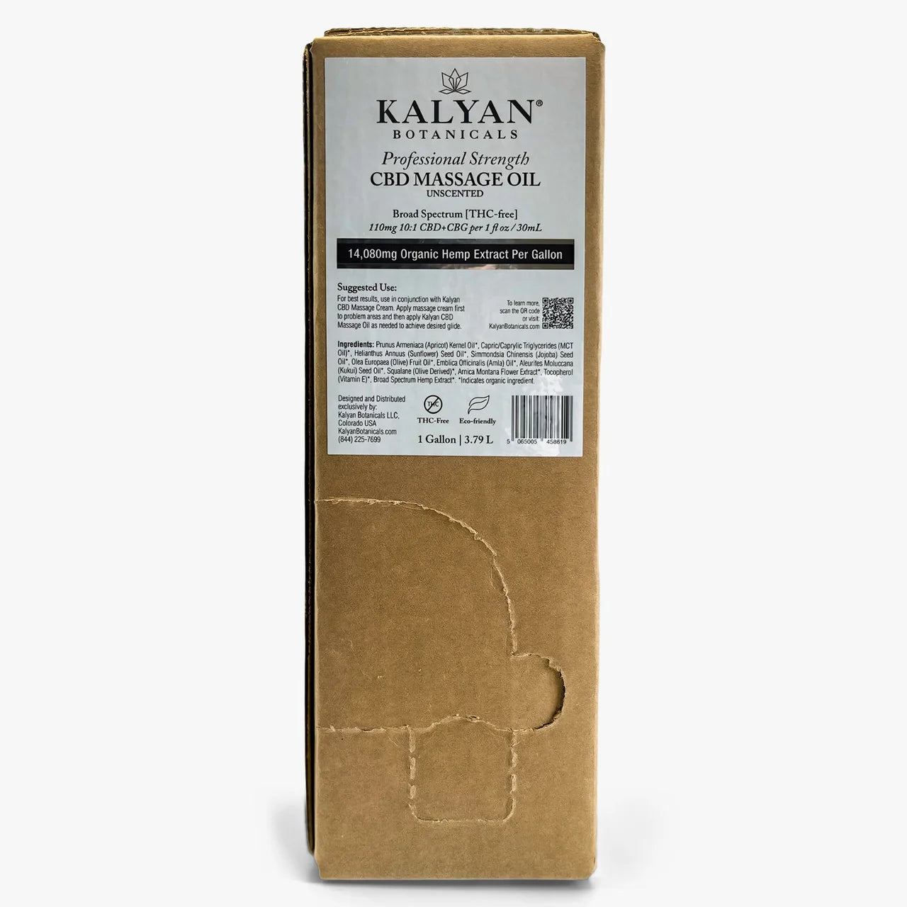 Kalyan CBD Massage Oil Unscented (1 Gallon)