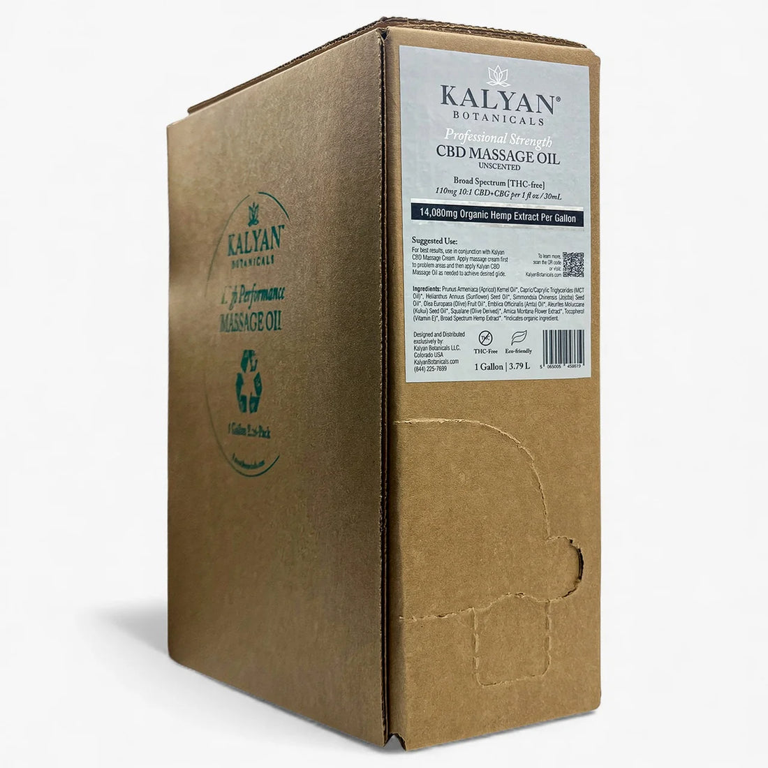 Kalyan CBD Massage Oil Unscented (1 Gallon)