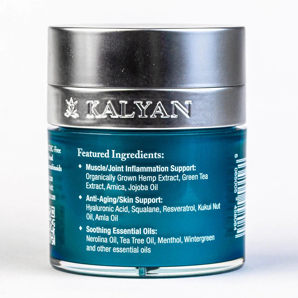 Kalyan CBD Pain Relief Cream 50m | 1.7oz (Total CBD 1500mg + CBG 150mg)