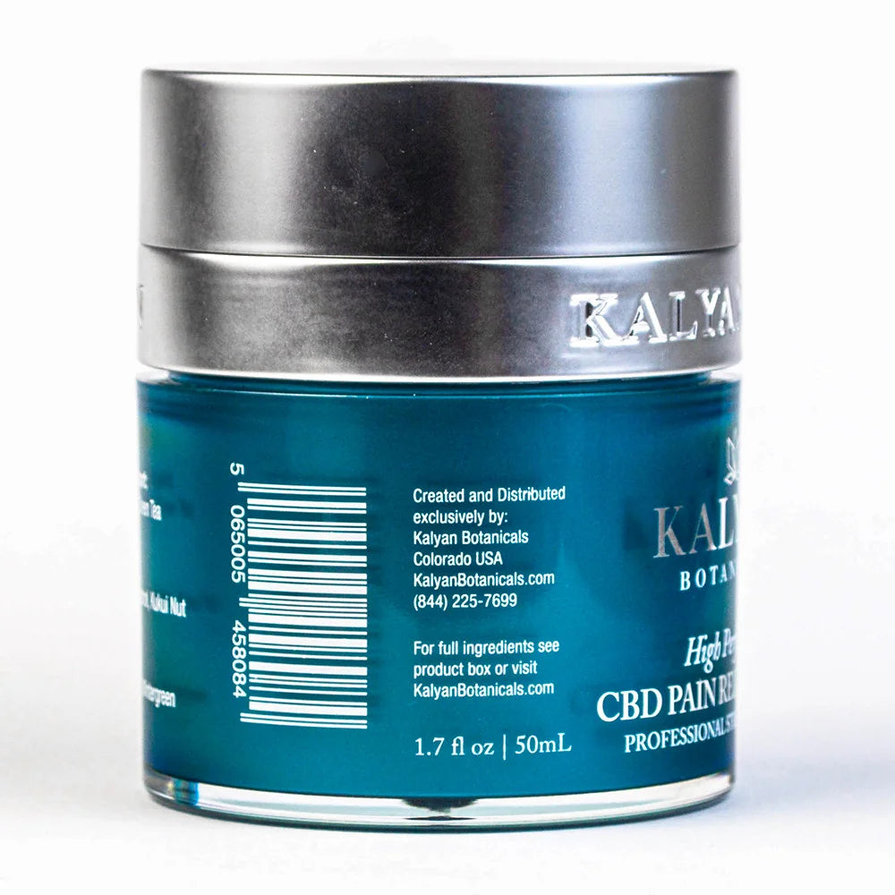Kalyan CBD Pain Relief Cream 50m | 1.7oz (Total CBD 1500mg + CBG 150mg)