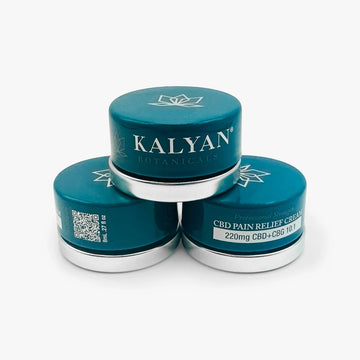 100 Pack Kalyan CBD+CBG Pain Relief Cream Treatment Jars - Professional Use