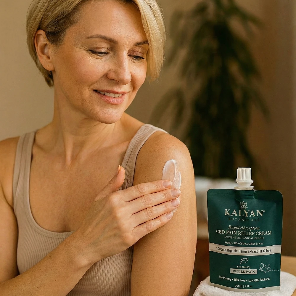 Pain Relief CBD Cream 60ml | 2oz Refill Pouch