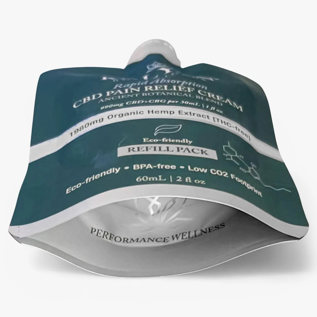 Pain Relief CBD Cream 60ml | 2oz Refill Pouch