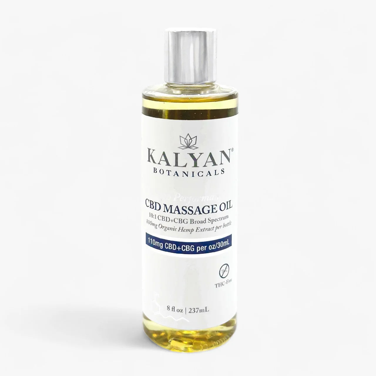 Professional Strength CBD+CBG Massage Oil 8oz / 237ml (880mg CBD+CBG)
