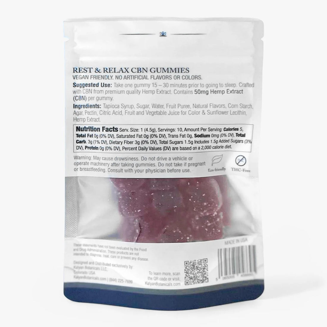 Rest & Relax CBN Gummies (50mg | 10 Count)