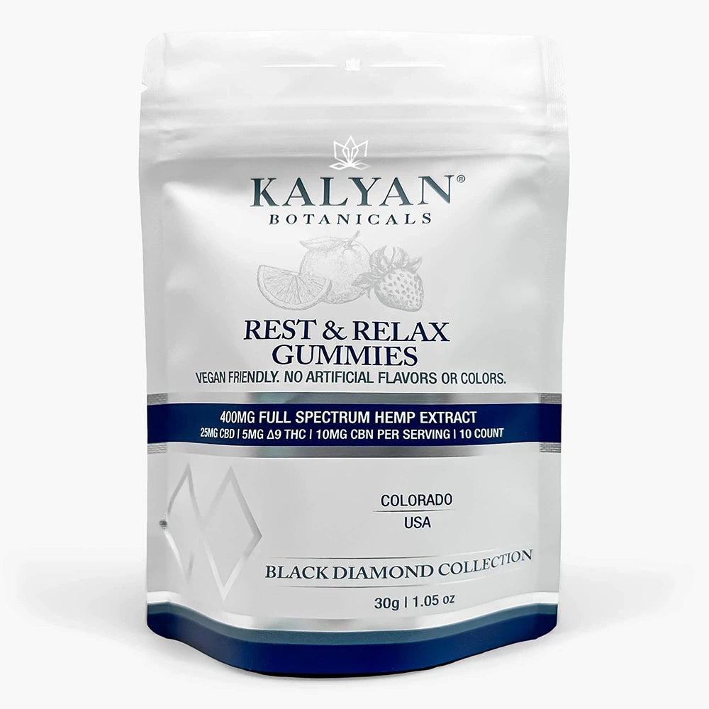Rest & Relax CBD Gummies  (Black Diamond Collection) - 10 Count