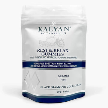 Rest & Relax CBD Gummies  (Black Diamond Collection) - 10 Count