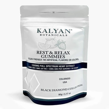 Rest & Relax CBD Gummies (Black Diamond Collection) - 30 Count